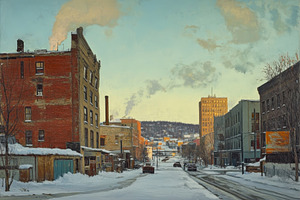 Winter industrial landscape in Quebe, a Photo by Iftikhar Alam