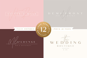 The Amoret Font Duo 12 Logos