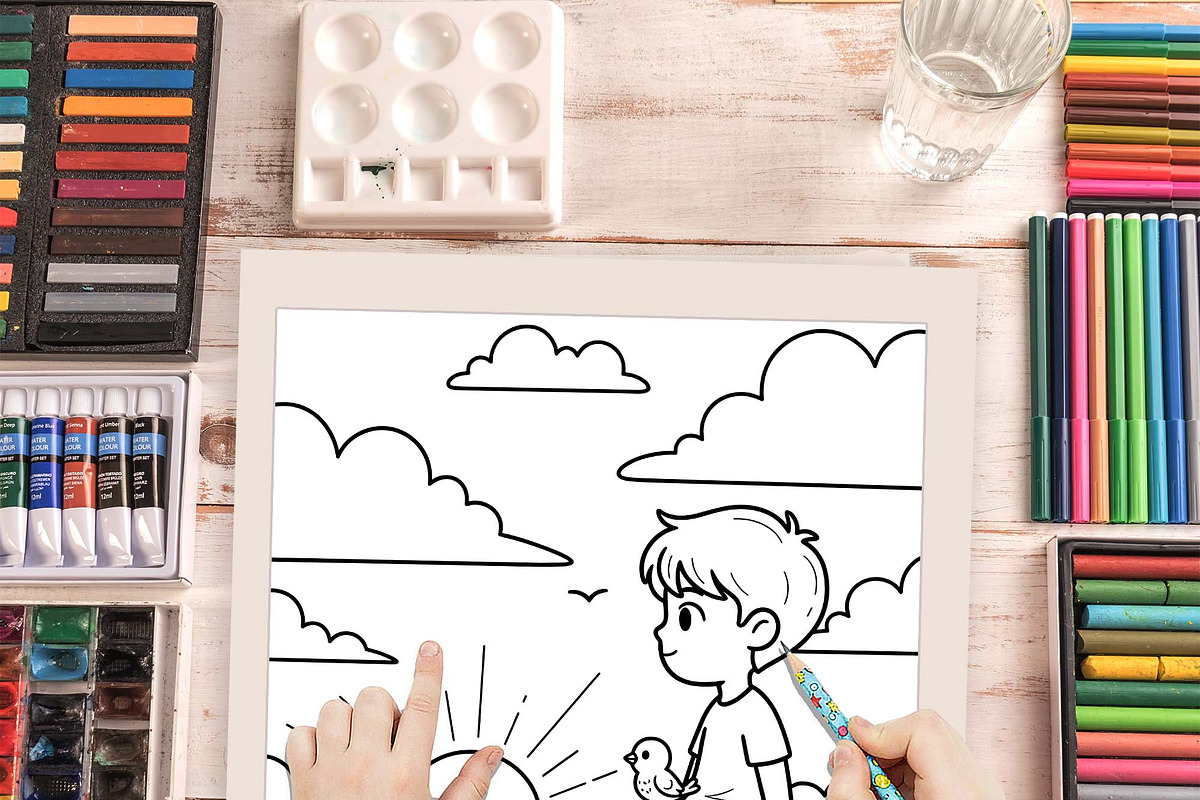 Cozy Times Chill Moments Book pages, an Illustration by one-touch (Photo 6 of 9)