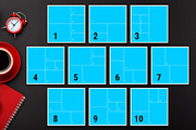 30 Square Photo Collage Templates, a Templates & Theme by DickyJiang Illustrations (Thumbnail 2 of 6)