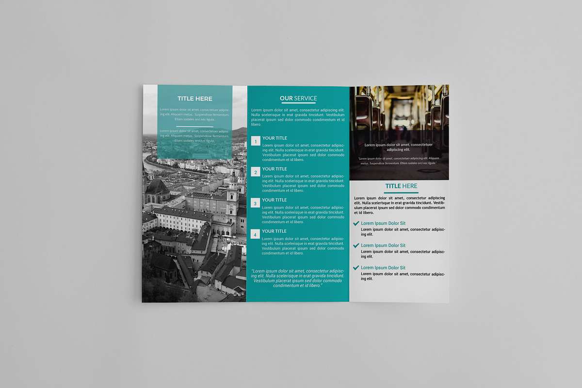 Bisnis Trifold Brochure, a Brochure Template by assaiv (Photo 7 of 7)