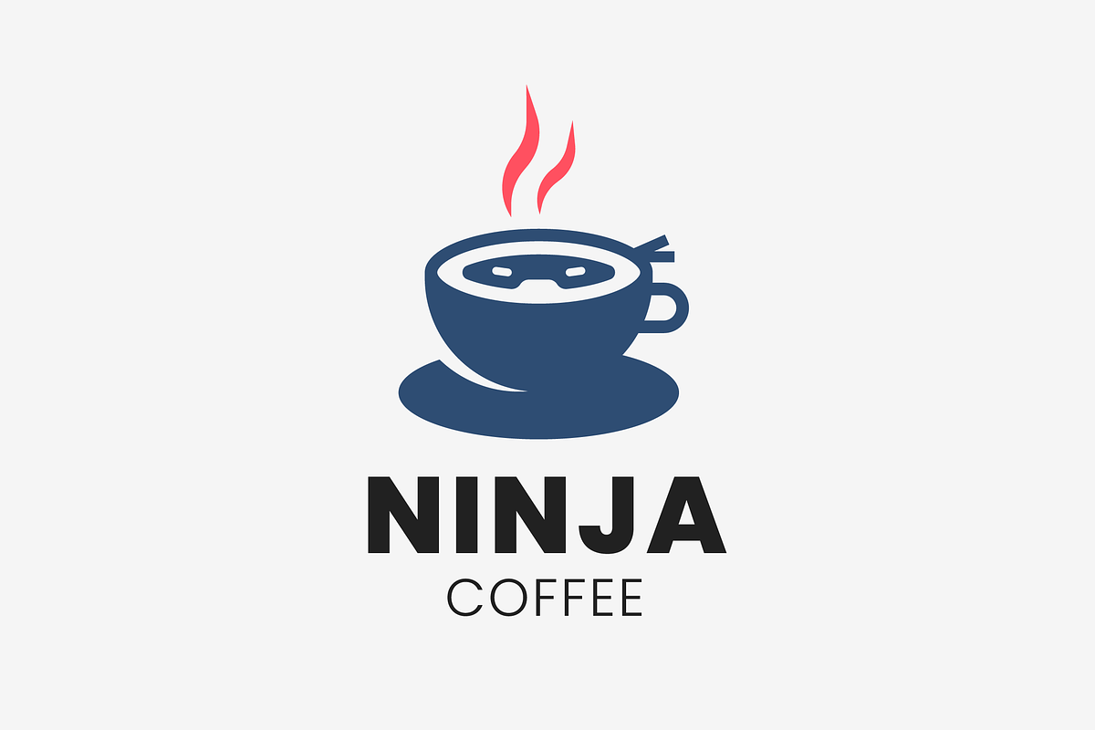 Ninja Coffee Logo, a Branding & Logo Template by aditvest