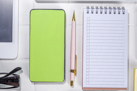 Office desk background, a Business Photo by Rimma