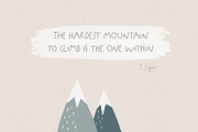 Wintery Holidays font duo, logos, a Script Font by Tabita's shop (Thumbnail 10 of 18)