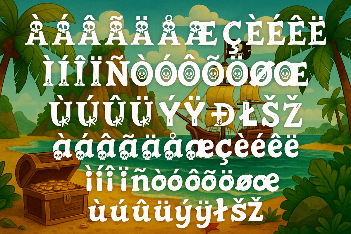 Pirate Kid Font, a Handwritten Font by Art StoreID (Photo 4 of 10)
