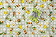 Watercolor Argan Oil & Fruit Pattern, a Pattern Graphic by StudioGlouna (Thumbnail 3 of 3)