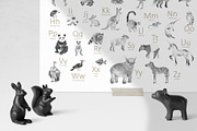 Animal ABC. Alphabet cards, an Animal Illustration by Natali Smolova (Thumbnail 4 of 11)