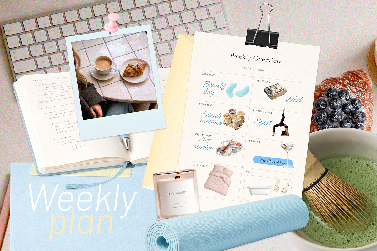 Personality Core Collage Pack, an Object Graphic by Lidberia