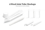 Weed Joint Pre-Roll Tube Mockup, a Packaging Mockup by rebrandy (Thumbnail 3 of 10)