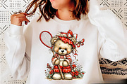 Whimsical Summer Teddy Bear Clipart, an Illustration by SVGArt (Thumbnail 9 of 9)