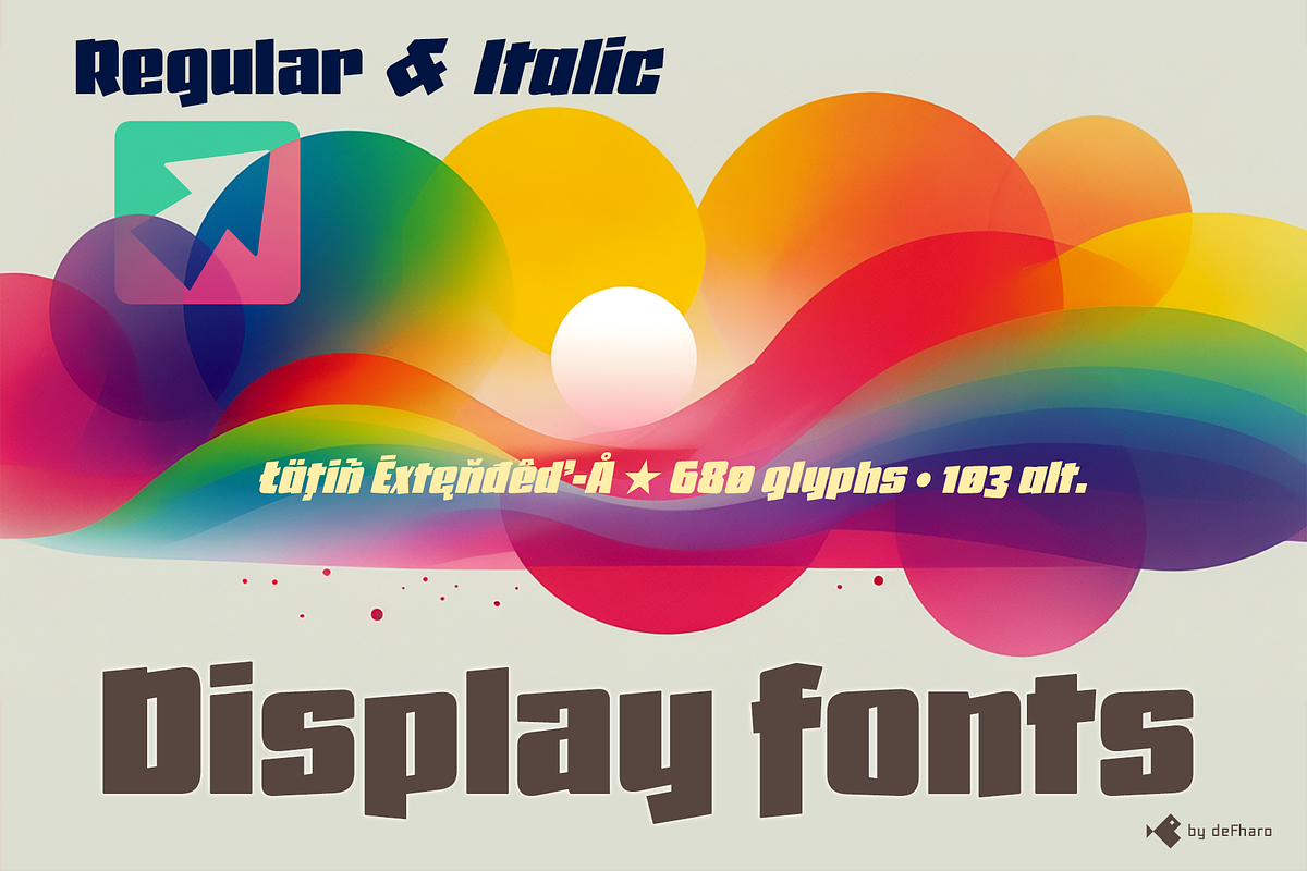 Maketa display, a Sans Serif Font by deFharo (Photo 10 of 11)