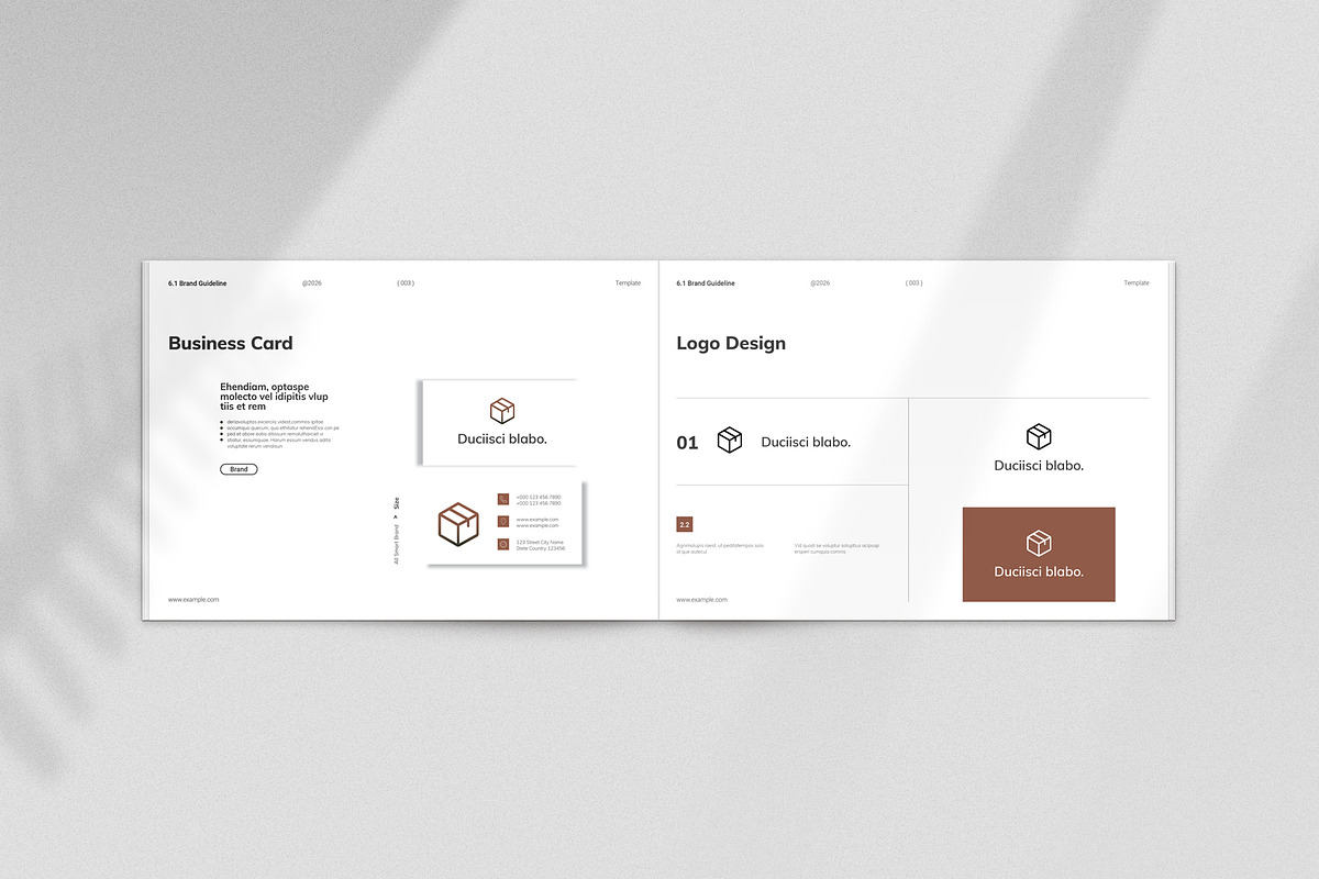 Brand Guidelines Template, a Brochure Template by metastudio38 (Photo 7 of 10)
