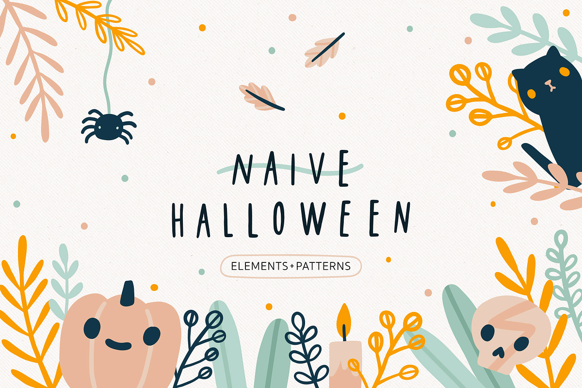 Naive Halloween, an Object Illustration by kondratya (Photo 1 of 6)