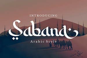 Sabana, An Arabic Style Font