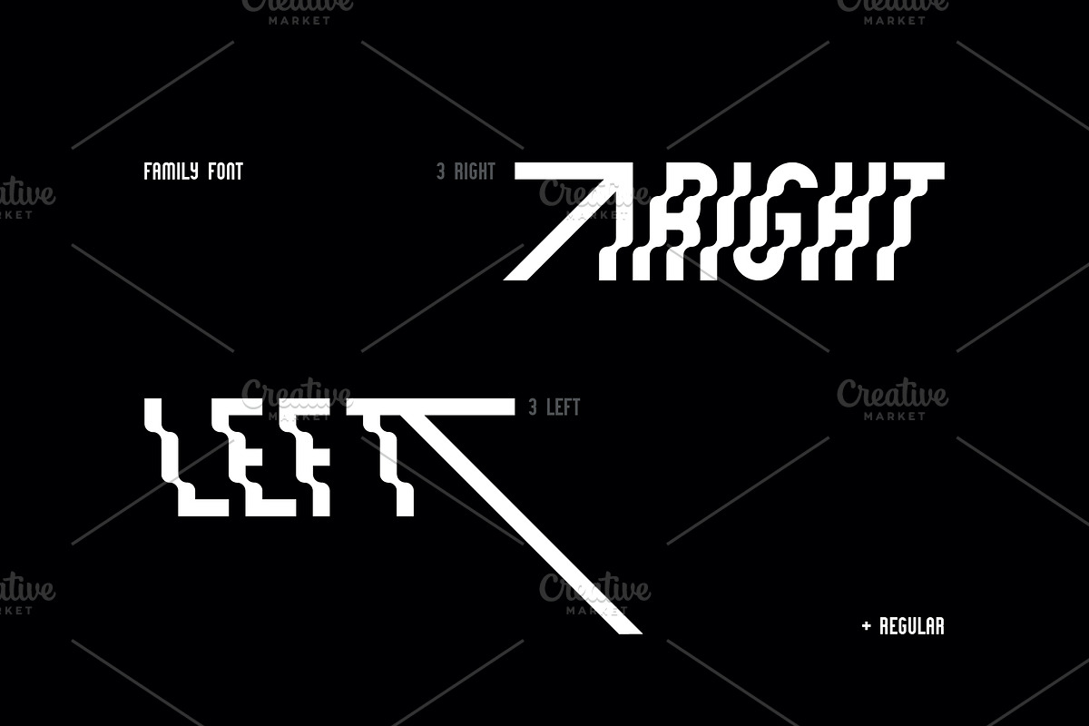 REPTIDE Family Font preview 3