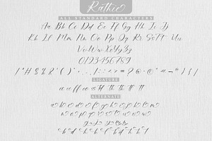 Rathie - Signature Script Font