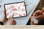Las Vegas Toile de Jouy Pattern, a Background Graphic by Hughes Studio (Thumbnail 7 of 11)