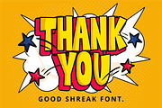 Good Shreak Font, a Script Font by Mabhal Studio (Thumbnail 10 of 10)