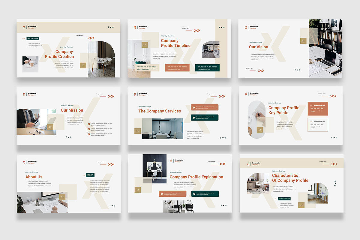 Company Profile Google Slides, a Presentation Template by Boinah Studio (Photo 6 of 7)
