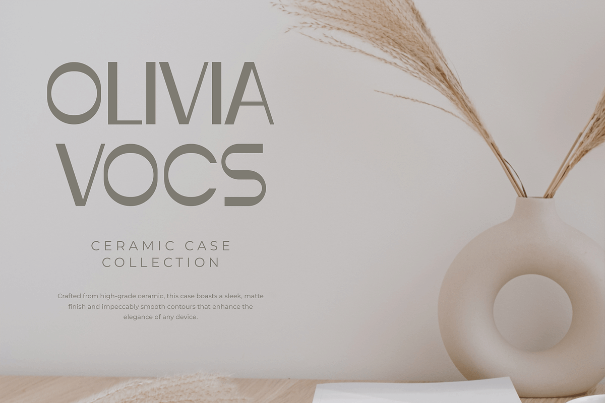 Volance – A Modern Sans Serif Font, a Sans Serif Font by overlaytemplates (Photo 2 of 5)