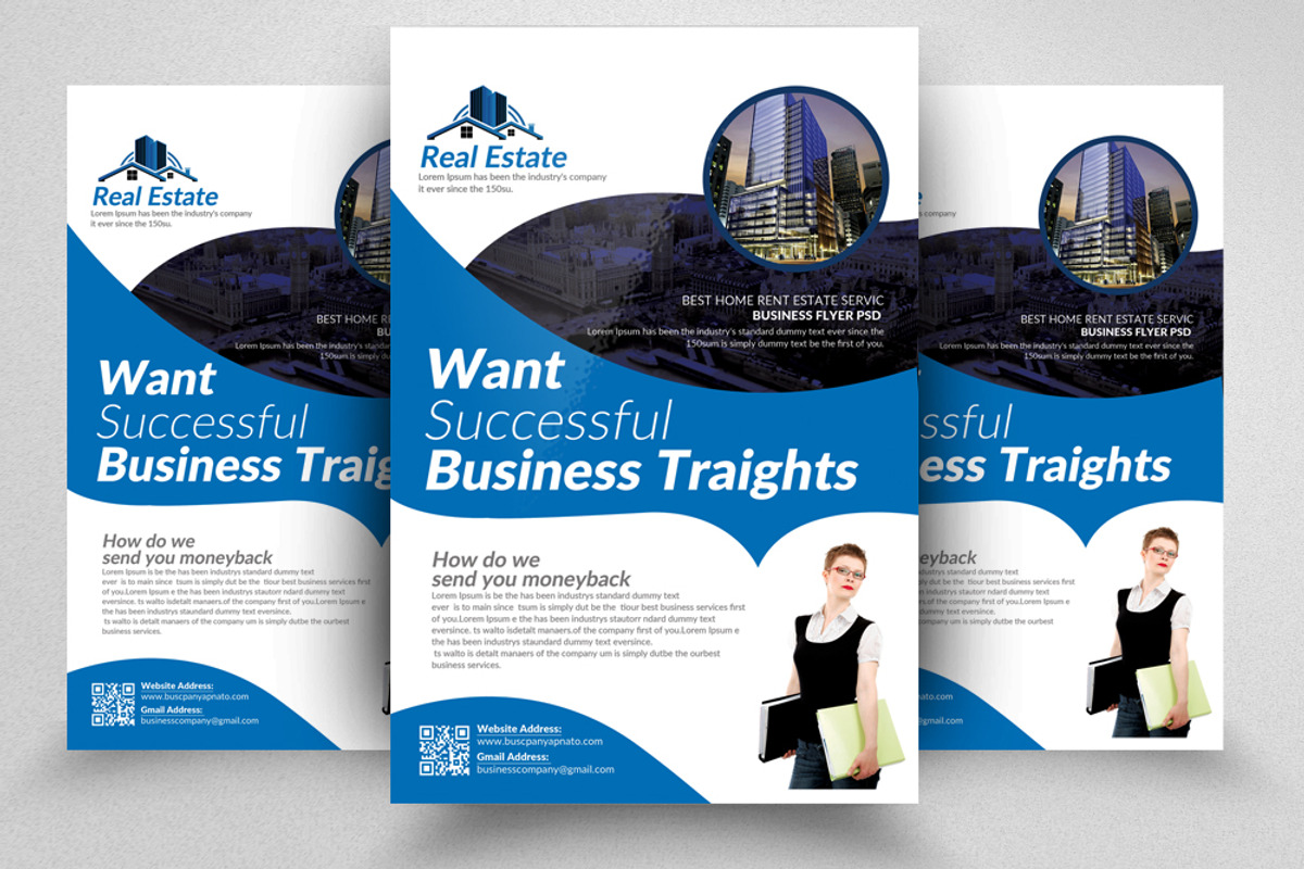 100 Business Flyers Mega Bundle, a Flyer Template by Design Up (Photo 54 of 100)