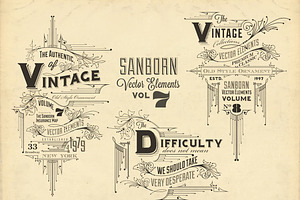 Sanborn Vector Elements Bundle Pack