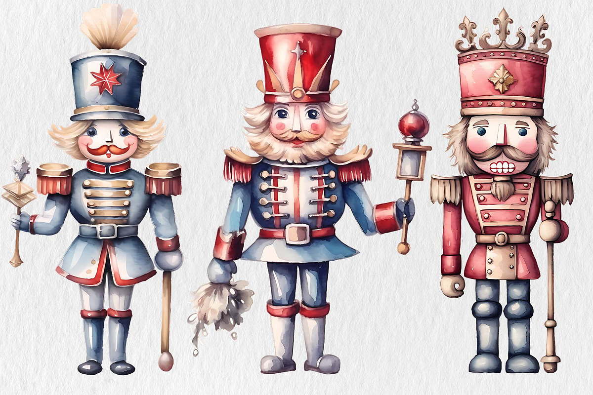 Christmas Nutcracker PNG Clipart, an Illustration by Moon Studio (Photo 3 of 13)