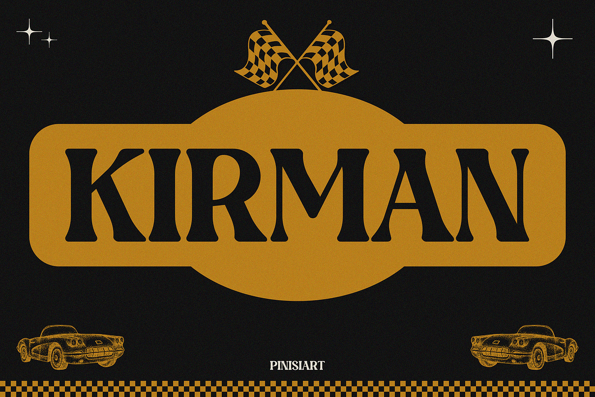 KIRMAN, a Font by Pinisi ART (Photo 1 of 10)