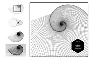 Golden Spiral Set, a Graphic by helloSG (Thumbnail 2 of 3)