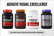 2 lbs Whey Protein Jar Mockup A1-Pro, a Packaging Mockup by Design Warlord (Thumbnail 9 of 19)