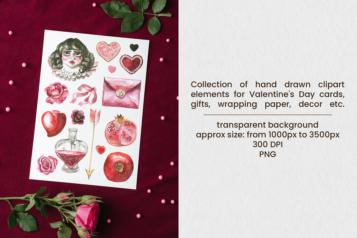 Strange Romance - Romantic Clipart, a Seasonal Illustration by foxsong (Photo 2 of 17)