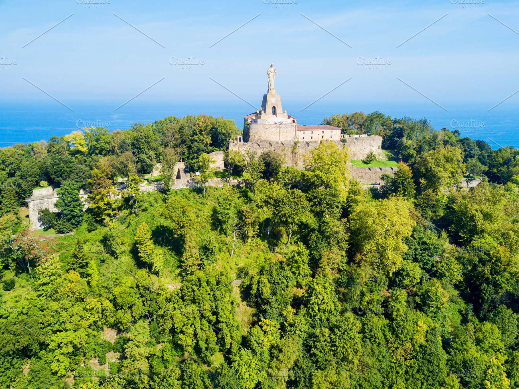 Mota Castle in San Sebastian, a Photo by saiko3p