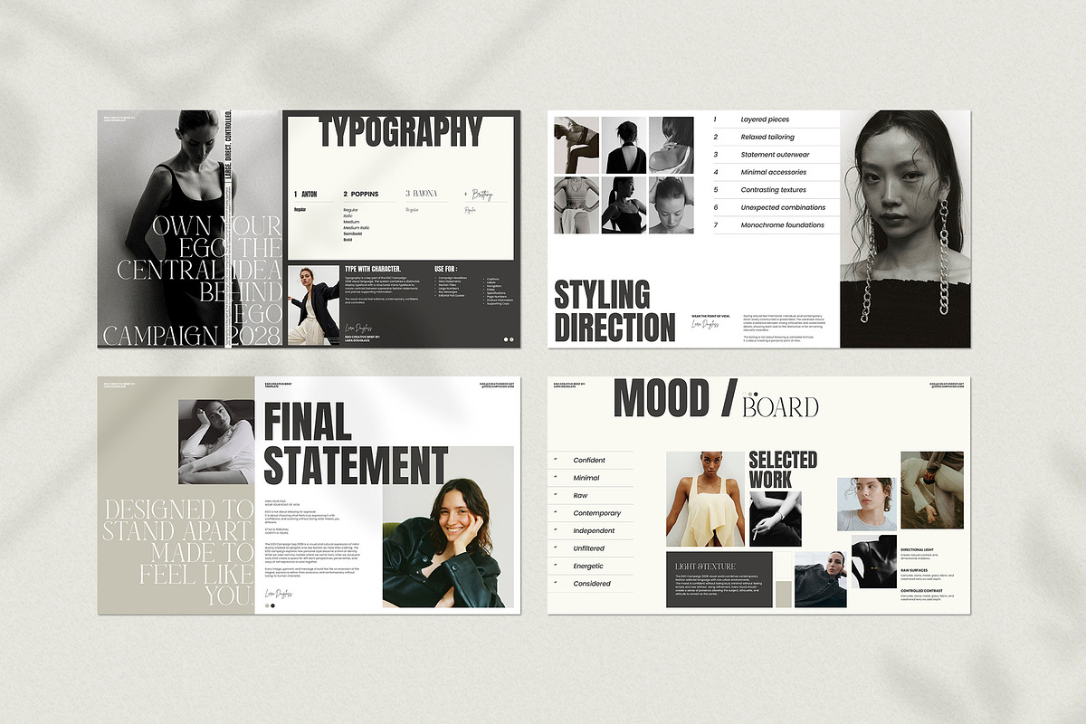 EGO Creative Brief Campaign | CANVA, a Presentation Template by evgenystudio (Photo 4 of 11)