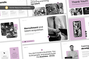 Human Resource Presentation Slides, a Presentation Template by Antstheme