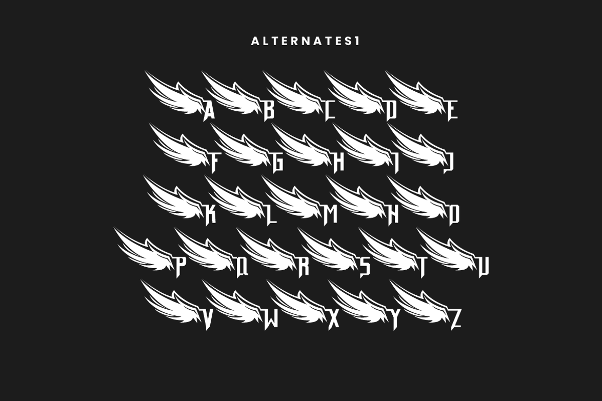 Swiwings Bakar - Typeface Font, a Blackletter Font by QR Design Studio (Photo 6 of 10)