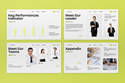 White Yellow Sales Strategy Plan PPT, a Presentation Template by graphicook (Thumbnail 4 of 5)