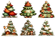 Christmas Tree Clipart, an Illustration by Daily.Designs (Thumbnail 4 of 5)