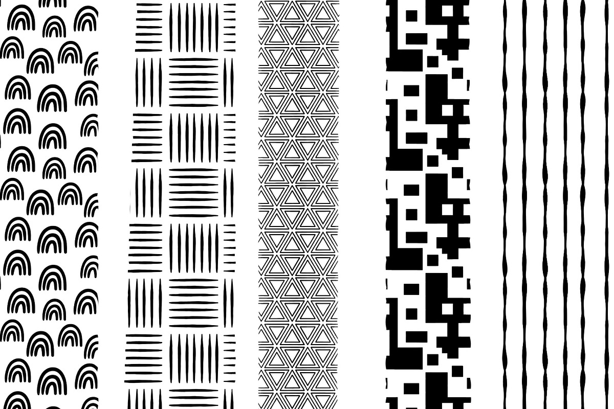 Procreate Seamless Pattern Brushes, a Brush Add-On by aivos (Photo 10 of 12)