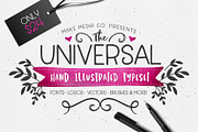 The Hand Illustrated TypeSet, a Handwritten Font by Callie Rian & Co. (Thumbnail 1 of 15)
