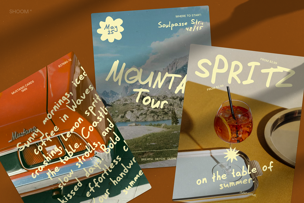 Sunny Inc - Handwritten Font, a Handwritten Font by SHOOM HOUSE (Photo 2 of 7)