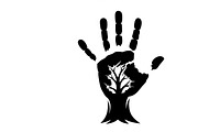 family handprint tree silhouette, an Illustration by Amazin_art (Thumbnail 21 of 29)