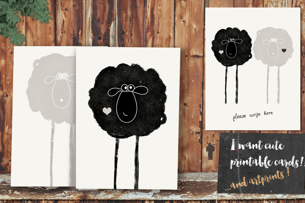 Art prints and Greeting cards, a Card Template by Narais (Photo 2 of 3)