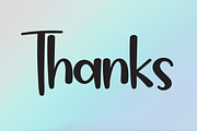 Rainbow Holiday | Script Font, a Script Font by Scratchones (Thumbnail 8 of 8)