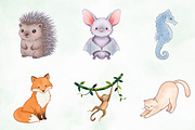 Animals Minimalist Cartoon Clipart, an Illustration by Creative Art (Thumbnail 7 of 9)
