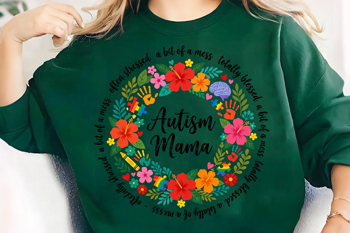 Autism Mama Coquette PNG, an Illustration by CreationArt (Photo 6 of 7)