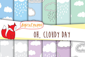 Clouds Digital Paper