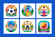 Animated Sports and Athletics, a Sport Illustration by Creative Stall (Thumbnail 3 of 4)