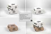 Burger Box Packaging Mockup, a Packaging Mockup by INCDesign (Thumbnail 2 of 5)