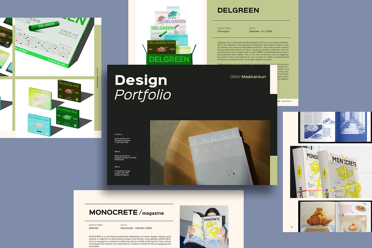Creative Portfolio Template, a Marketing Template by Bervisual (Photo 1 of 6)