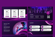 Futuristic Purple Powerpoint Templat, a Presentation Template by SKY CREATION (Thumbnail 4 of 6)